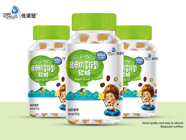 優(yōu)諾冠酵母粉(富鋅型)軟糖