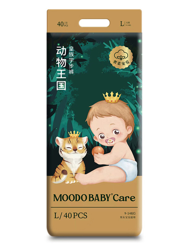 MOODO BABY®Care動(dòng)物王國(guó)系列皇族學(xué)步褲L40