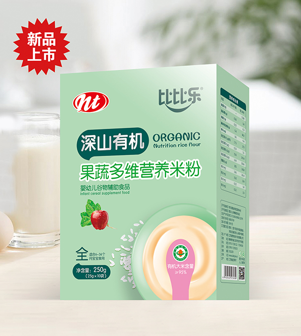 比比樂深山有機果蔬多維營養(yǎng)米粉 盒裝