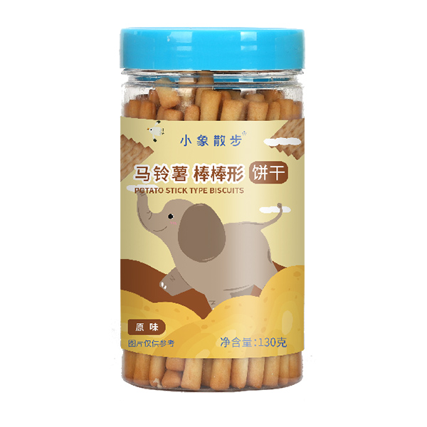 小象散步馬鈴薯棒形餅干-原味