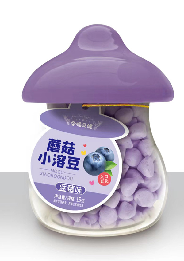 今福貝健蘑菇小溶豆-藍(lán)莓味