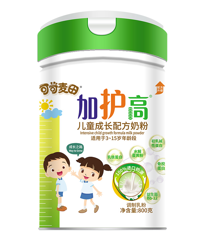 可可麥田加護(hù)高兒童成長(zhǎng)配方奶粉
