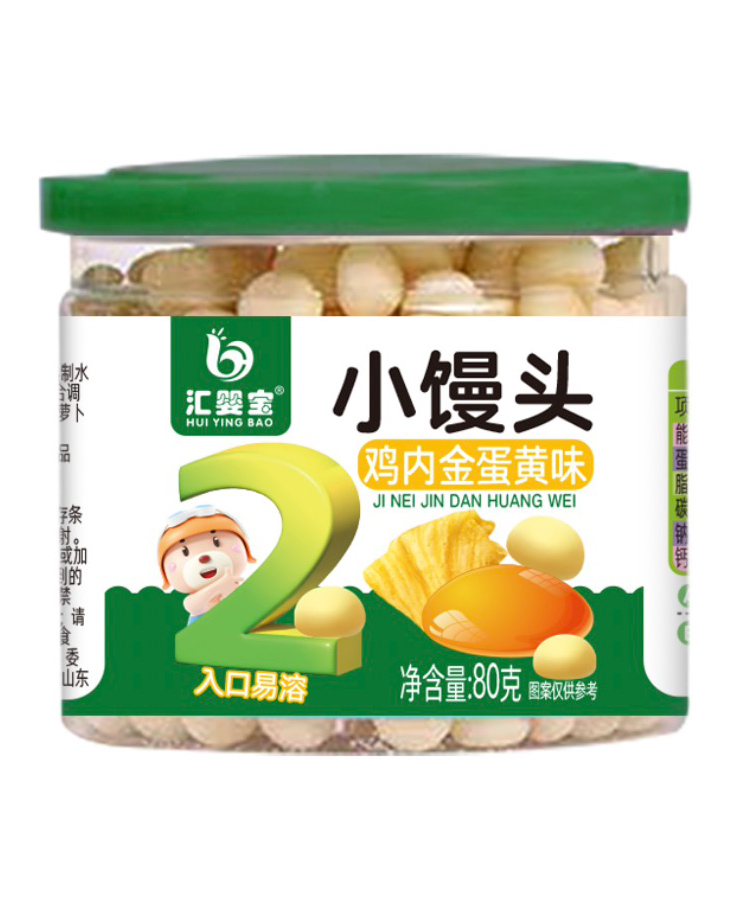 匯嬰寶冰糖小米小饅頭-雞內(nèi)金蛋黃味