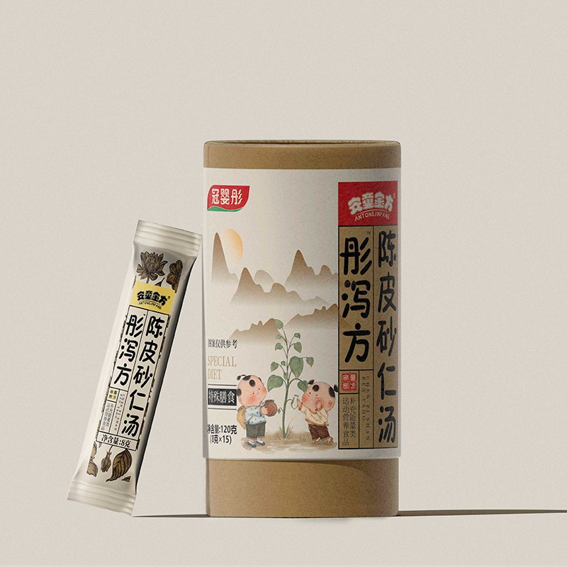 安童金方彤泄方陳皮砂仁湯