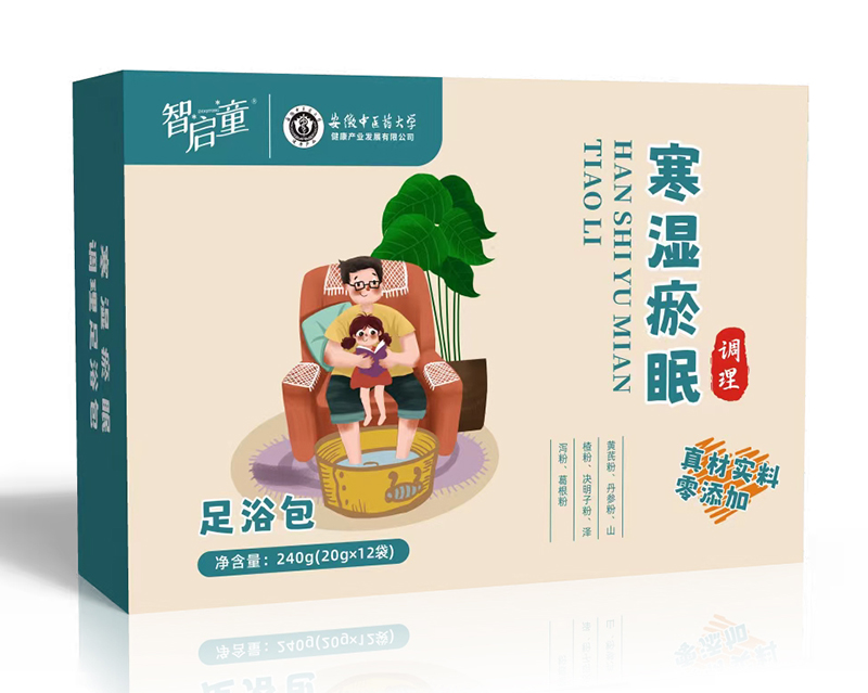 智啟童寒濕瘀眠調理足浴包