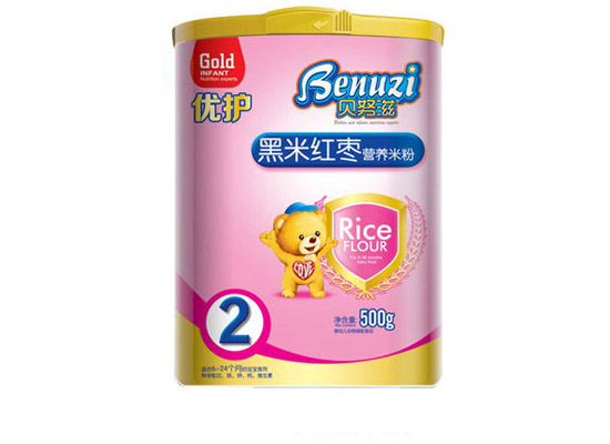 貝努滋黑米紅棗優(yōu)護營養(yǎng)米粉