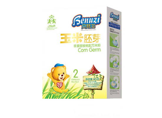 貝努滋蘋果獼猴桃玉米胚芽米粉盒裝