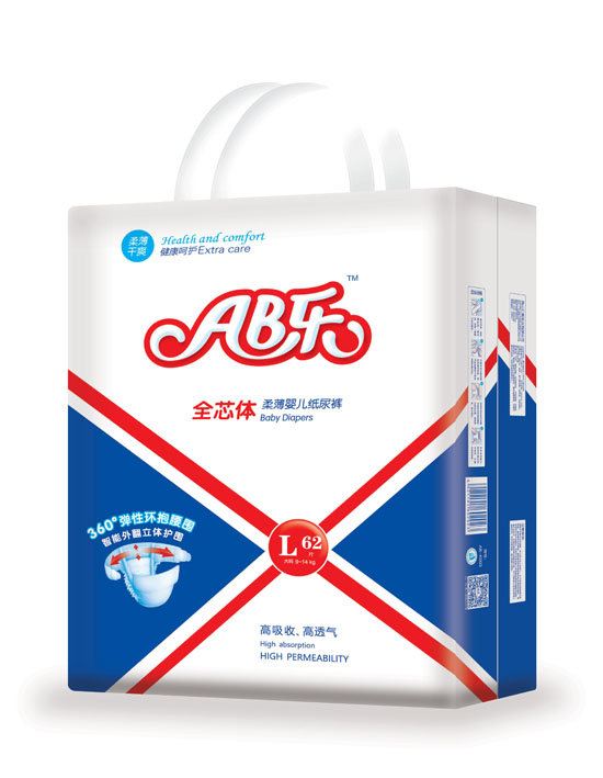 AB樂柔薄嬰兒紙尿褲L62