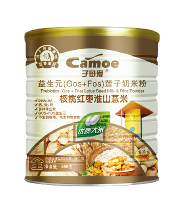 子母愛(ài)嬰幼益生元蓮子奶米粉