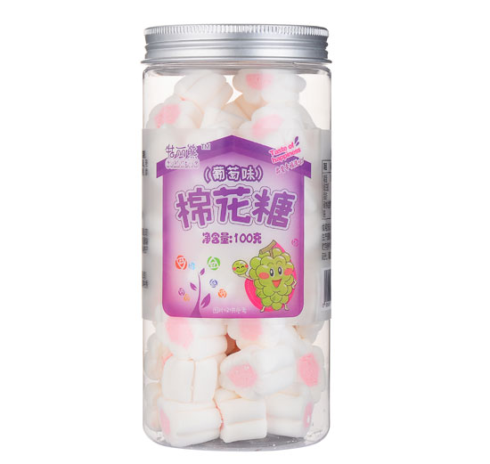 牯麗熊葡萄味棉花糖