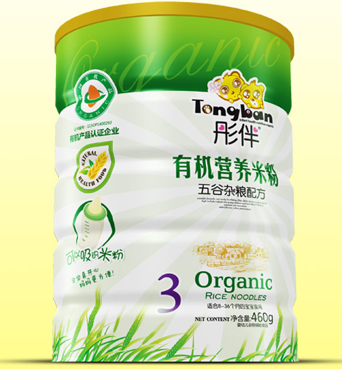 彤伴五谷雜糧有機(jī)米粉鐵聽(tīng)裝3段