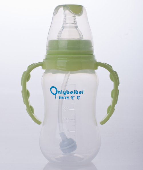 唯昵貝貝標(biāo)口PP奶瓶150ml綠色