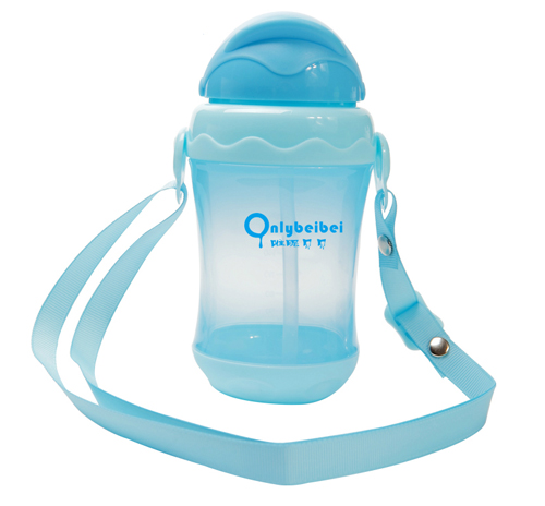 唯昵貝貝兒童背帶水壺藍色