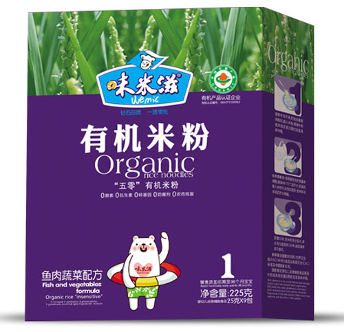 味米滋魚(yú)肉蔬菜有機(jī)米粉1段