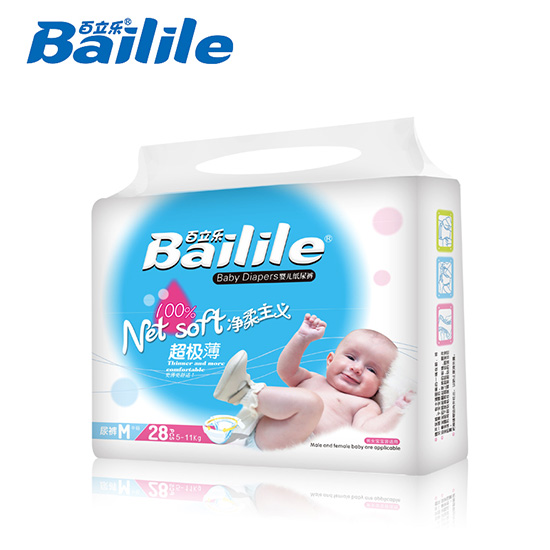 百立樂凈柔主義超極薄紙尿褲M碼28片