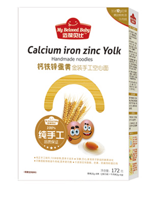 邁葆貝比鈣鐵鋅蛋黃面條